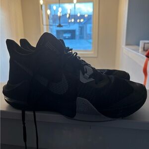 Nike Men's Black Athletic Shoes- basketball